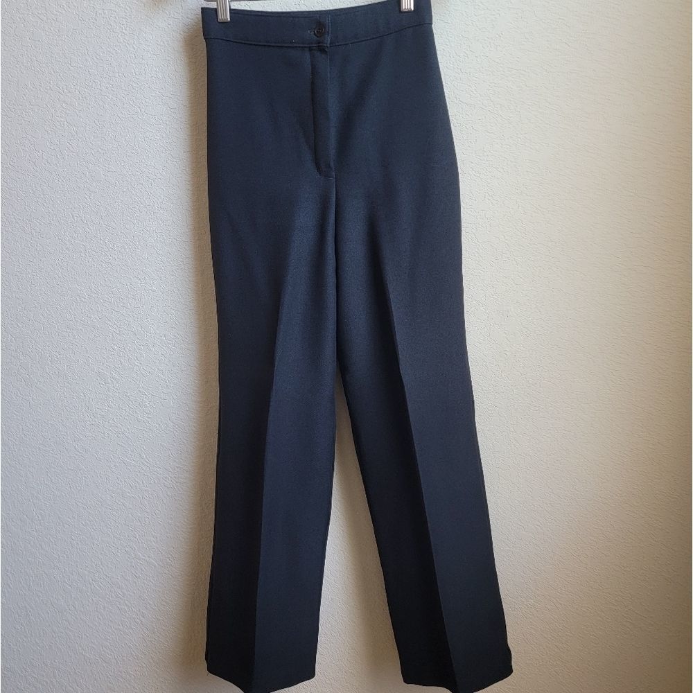 Vtg High Rise Trousers Black